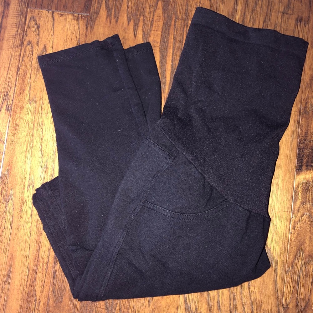 Black Maternity over-the-belly Jeggings